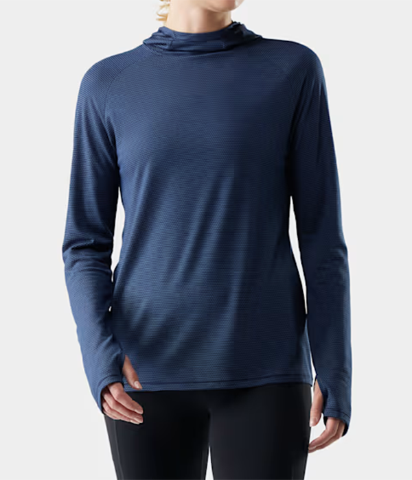 Womens Active Mesh Hoodie