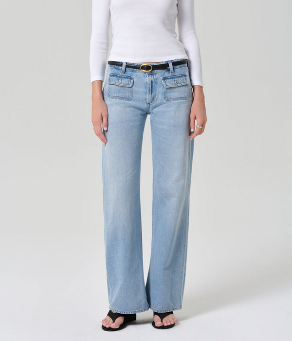 Womens Nora Patch Pocket Trouser in Ritual