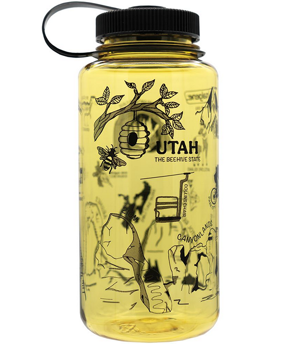 Wide Mouth 32oz Sustain in UT State Butter