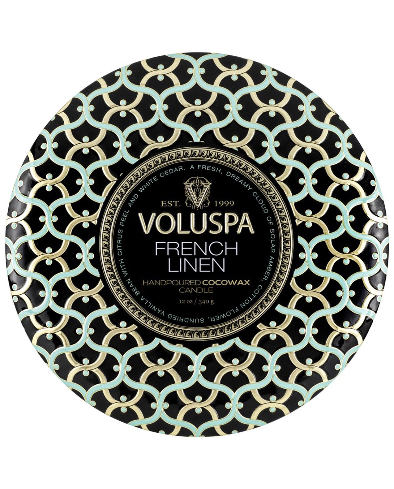 VOLUSPA Maison Noir 3 Wick Tin Candle