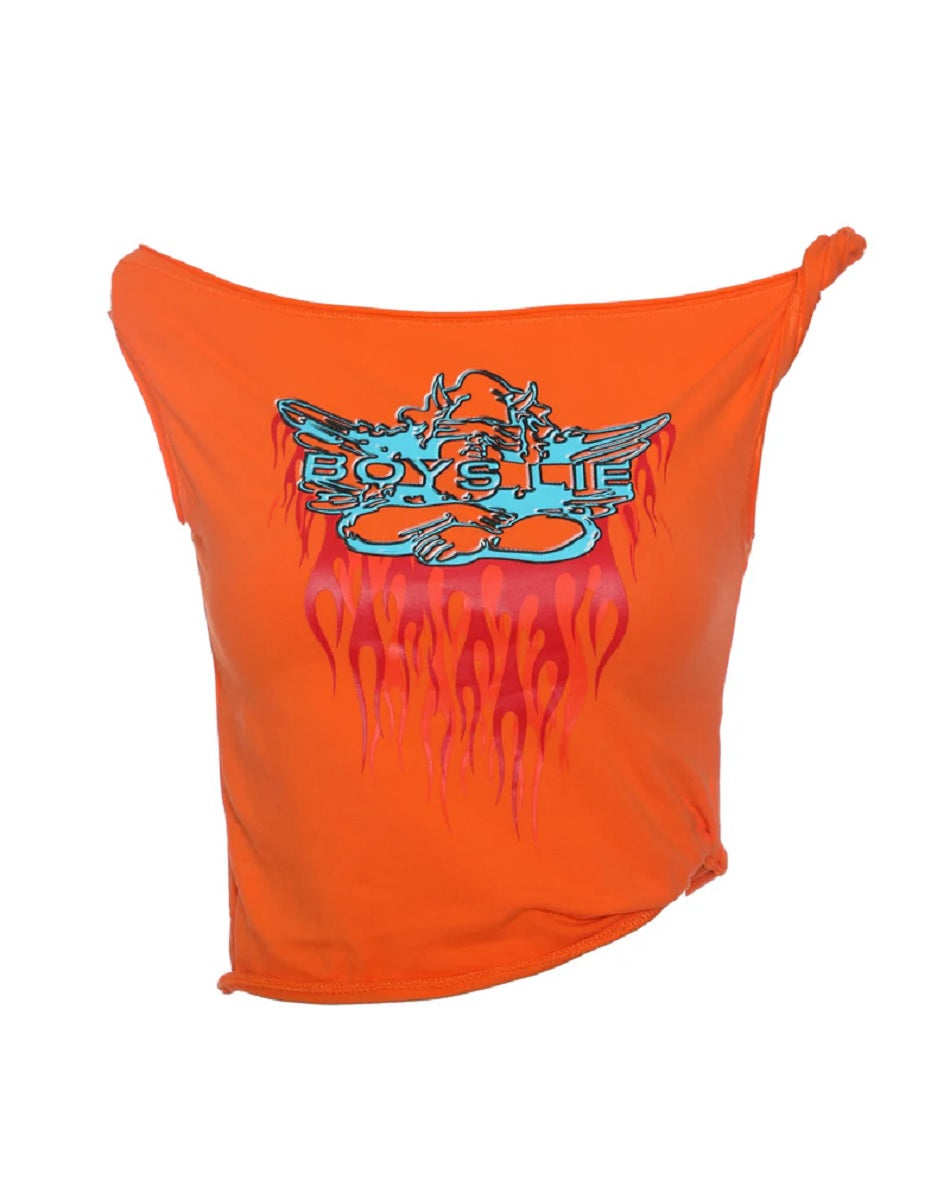 Womens Ask Me If I Care Twisted Tank