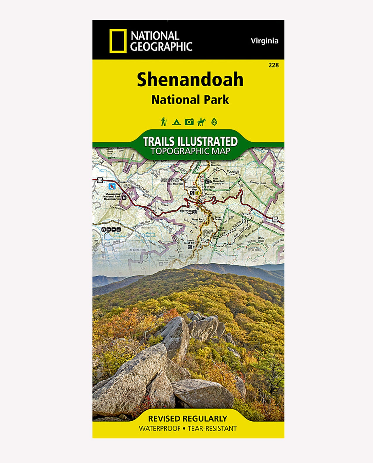 NATIONAL GEO MAPS Shenandoah National Park #228