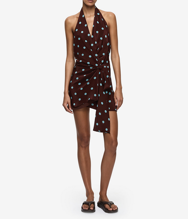 Womens Mathilde Halter Dress