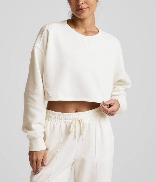 Womens Luxefleece Boxy Pullover