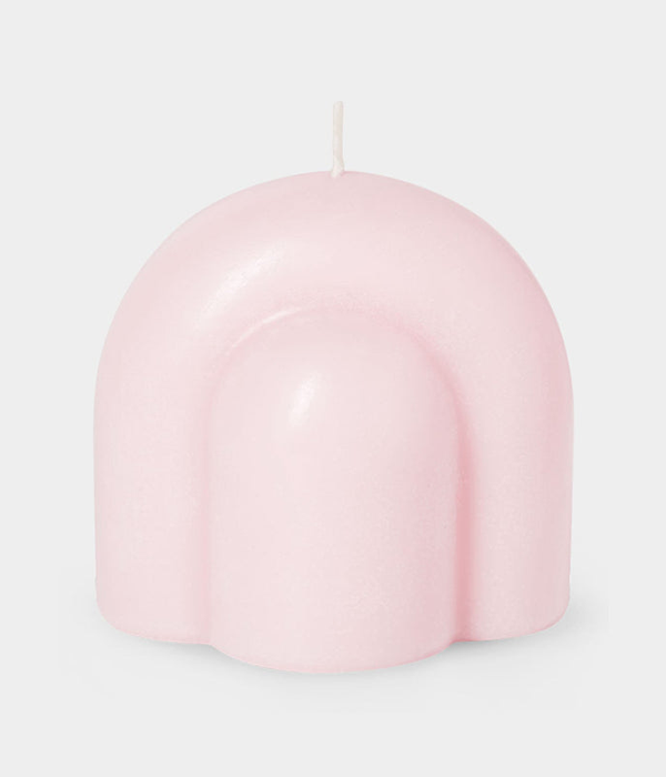 Octaevo Templo Candle - Pale Rose, 3.5" High