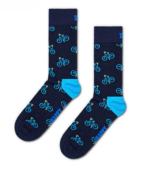 Mens Bike Sock in Navy