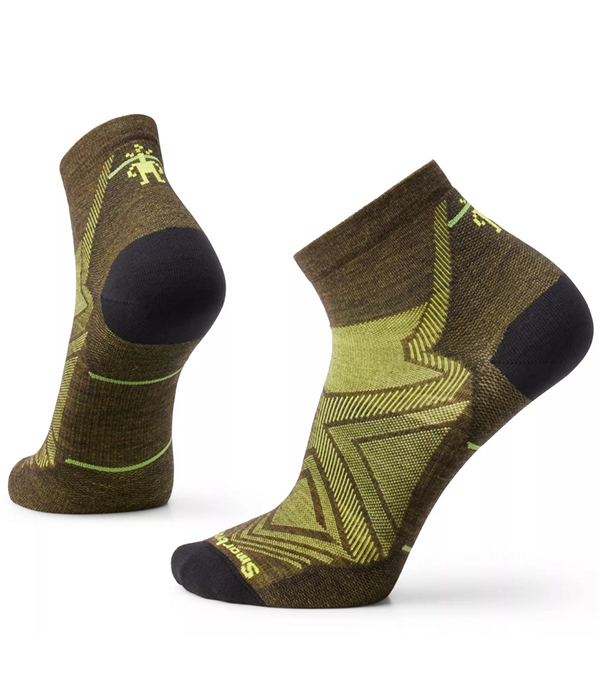 Mens Run Zero Cushion Ankle Socks