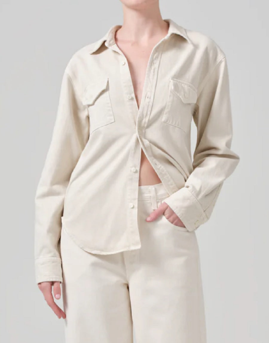 Womens Baby Shay Shirt in Pashmina