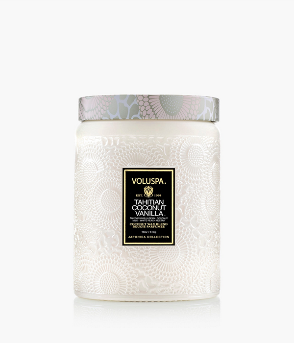 Large Glass Jar Candle 100hr/18oz