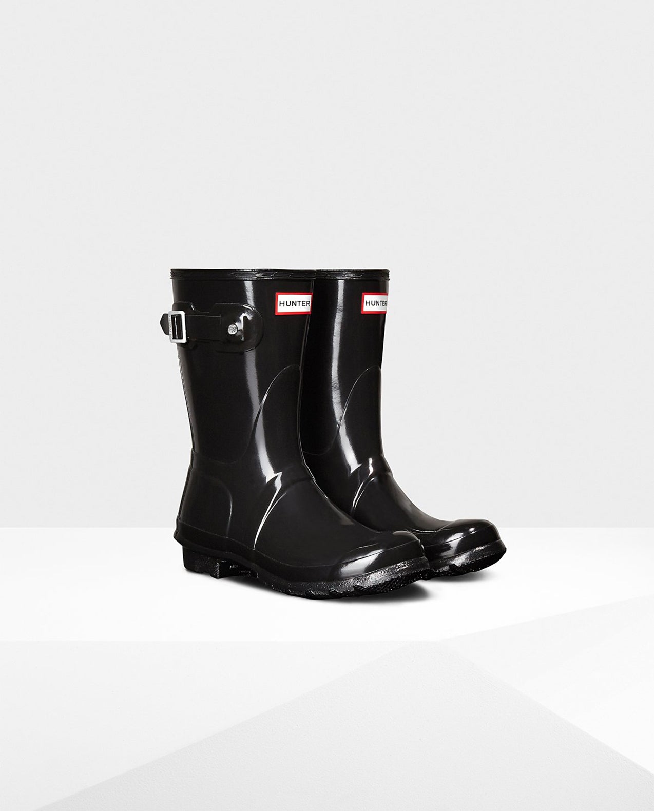 HUNTER BOOTS Womens Original Short - Glossy
