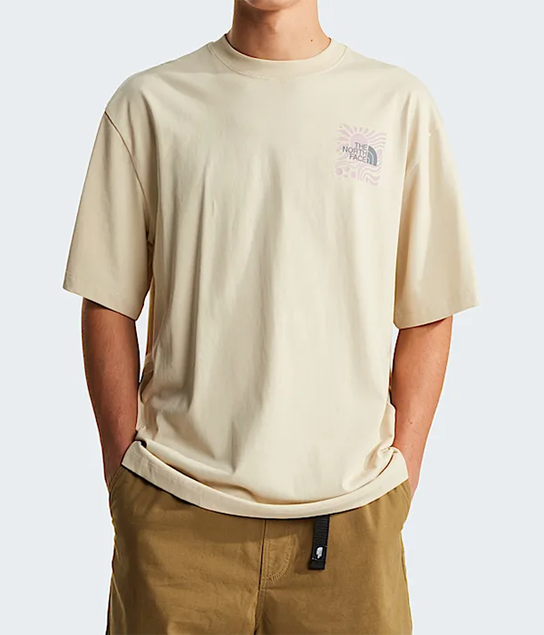 Mens Sun Oversize Short-Sleeve Tee Graphic