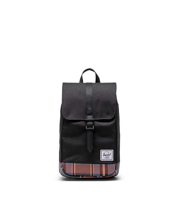 Herschel Retreat Sling Bag in Black Winter Plaid