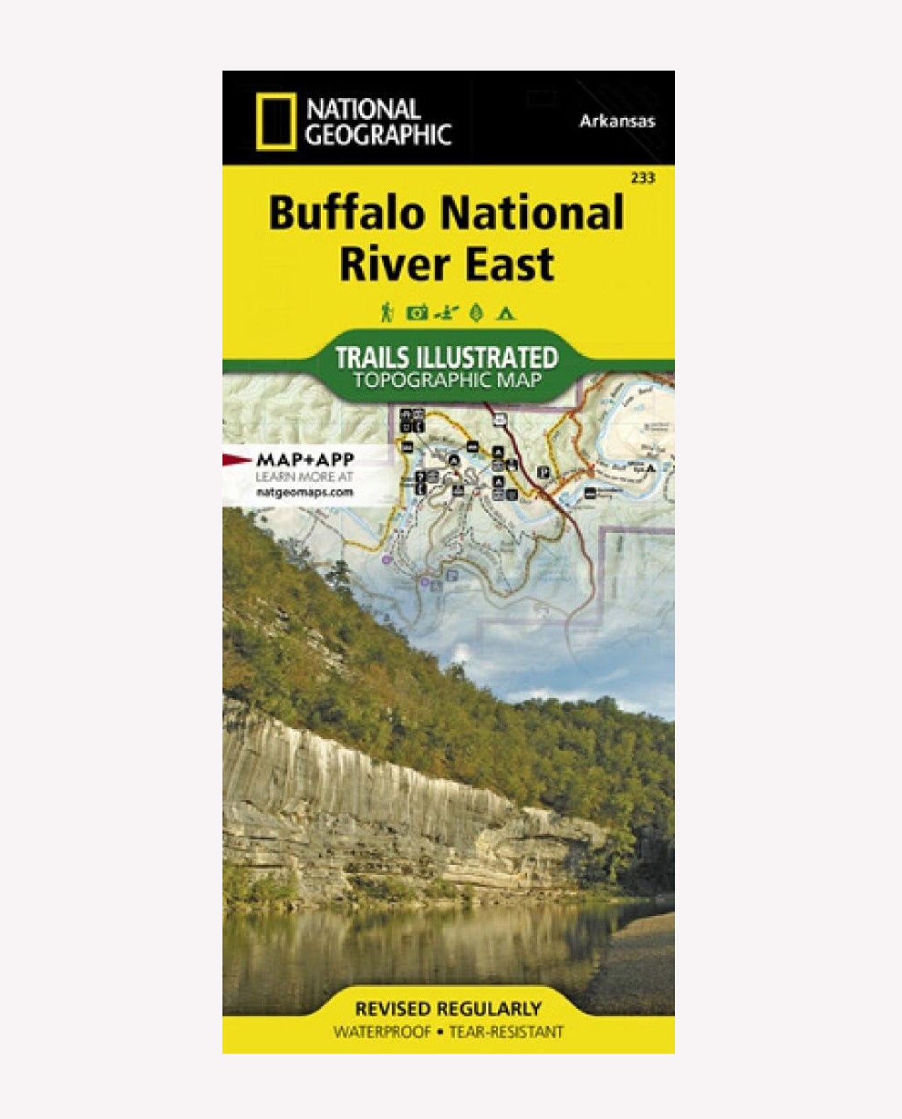 NATIONAL GEO MAPS Buffalo National River East Half