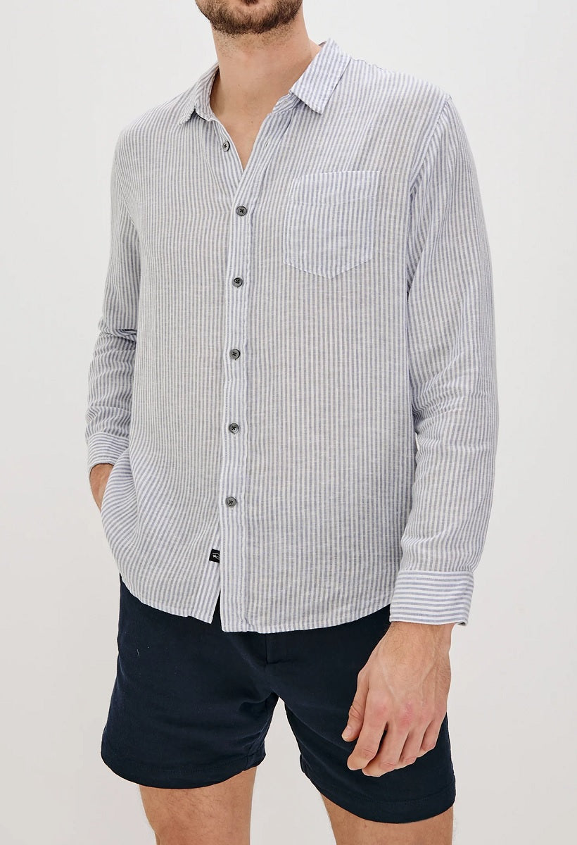 Mens Connor in Denim White Railroad