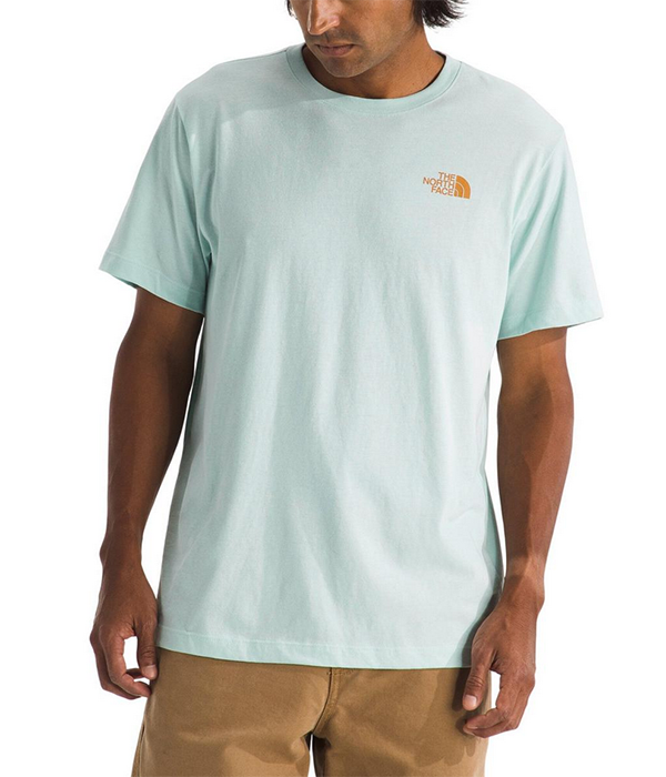Mens Mountain Stamps Regular Short-Sleeve Tee