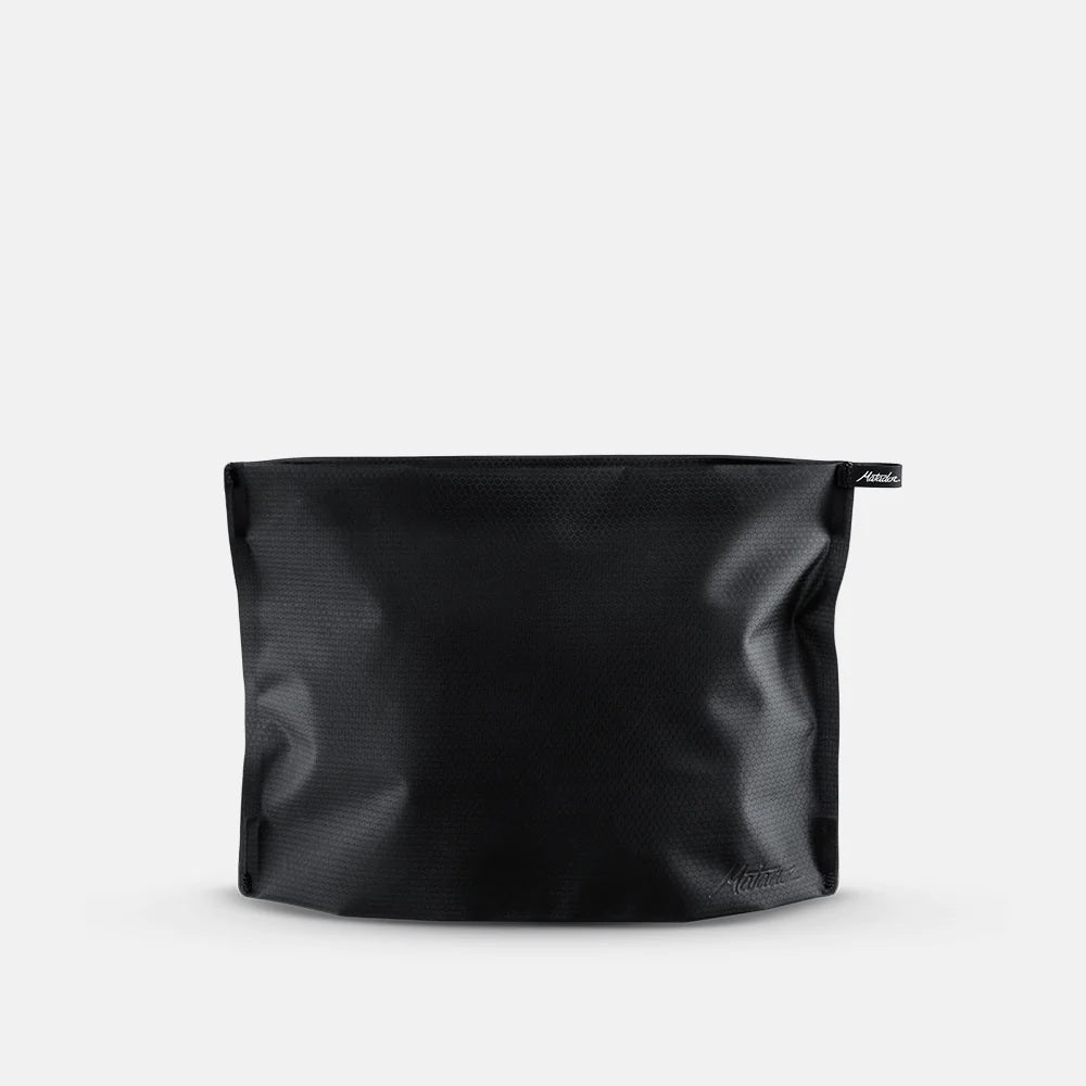 FlatPak Zipper Toiletry Case in Charcoal