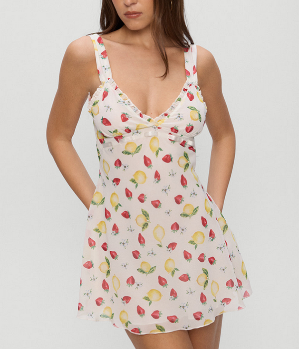 Womens Dreamer Chiffon Mini Dress