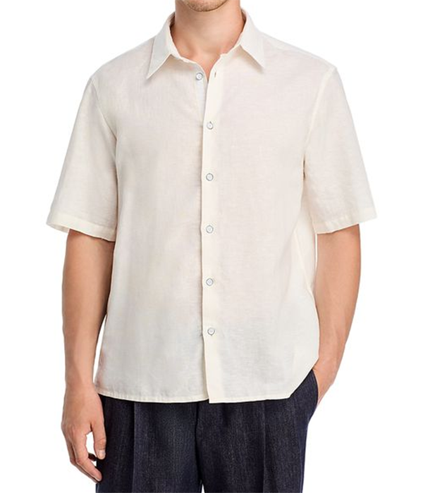 Mens Dalton Linen SS Shirt