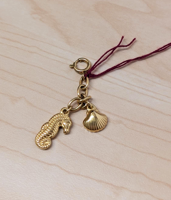 Womens Blue Marina Bikini Charm