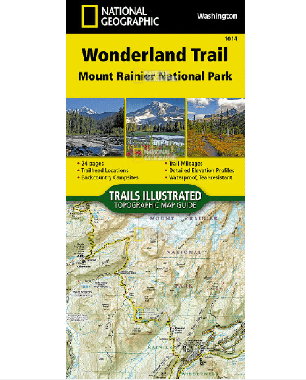 NATIONAL GEO MAPS Wonderland Trail #1014