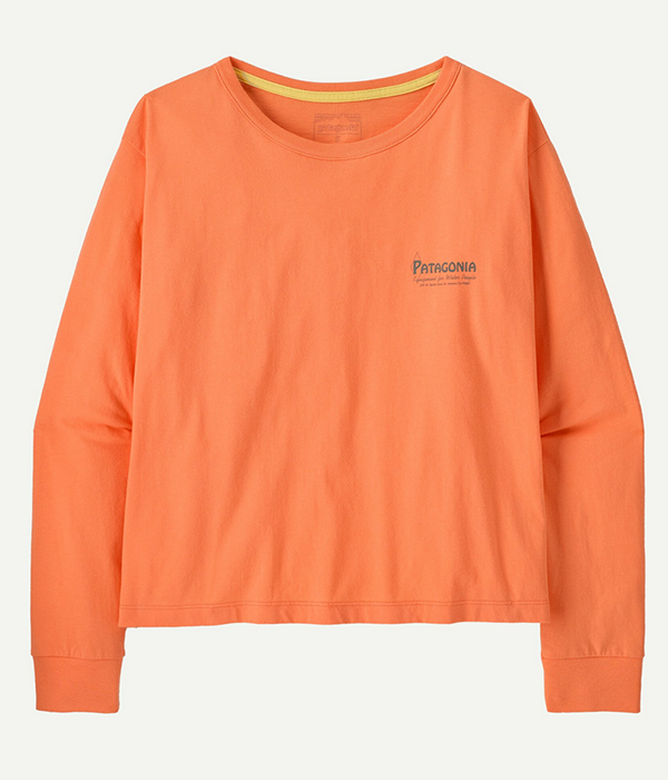 Womens L/S Water People Banner Easy Cut T-Shirt