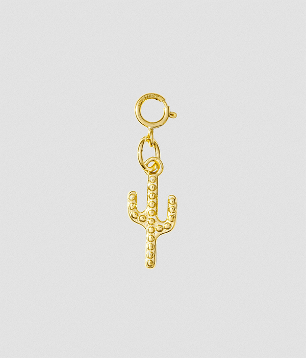 Hair Clip Charm — Saguaro Cactus