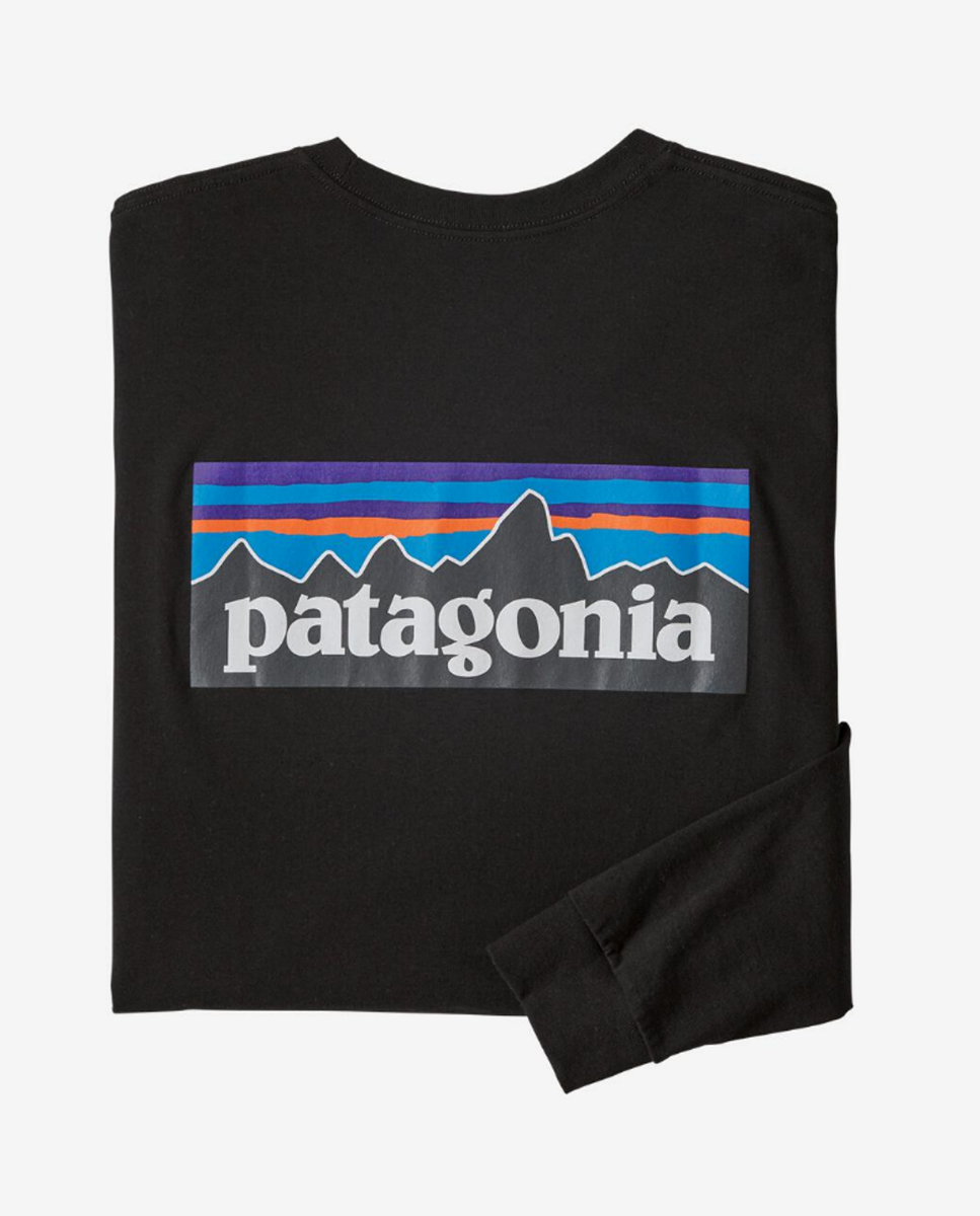 PATAGONIA Mens Long Sleeve P-6 Logo Responsibili-Tee