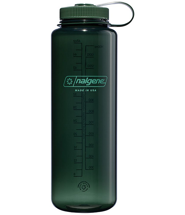 Nalgene Wide Mouth 48oz Sustain in Silo Jade