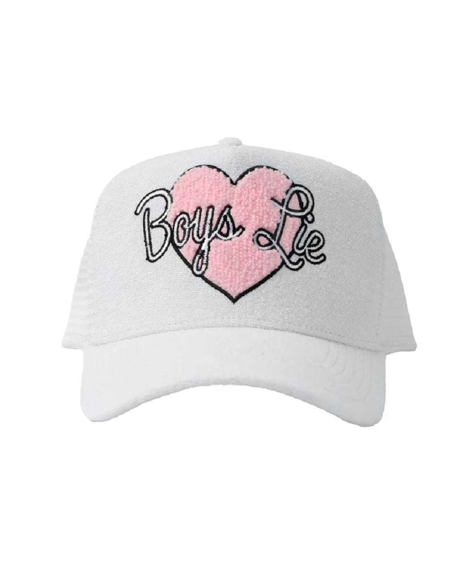 Womens White Yours Truly Hat