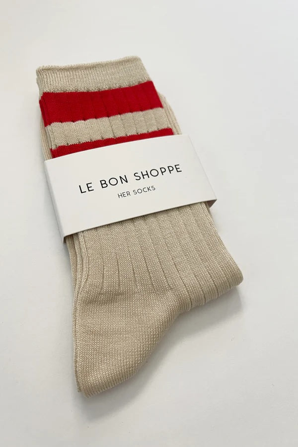 Le Bon Her Varsity Socks