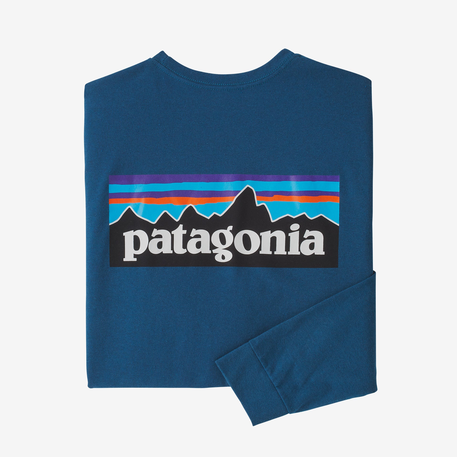 PATAGONIA Mens Long Sleeve P-6 Logo Responsibili-Tee