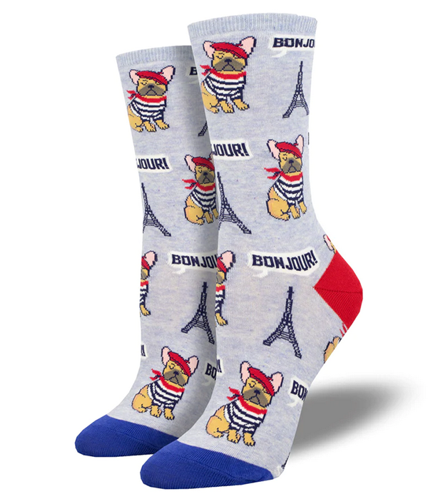 Paris Frenchie Sock