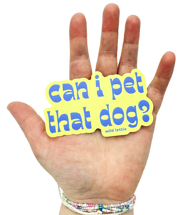 Pet That Dog Sticker