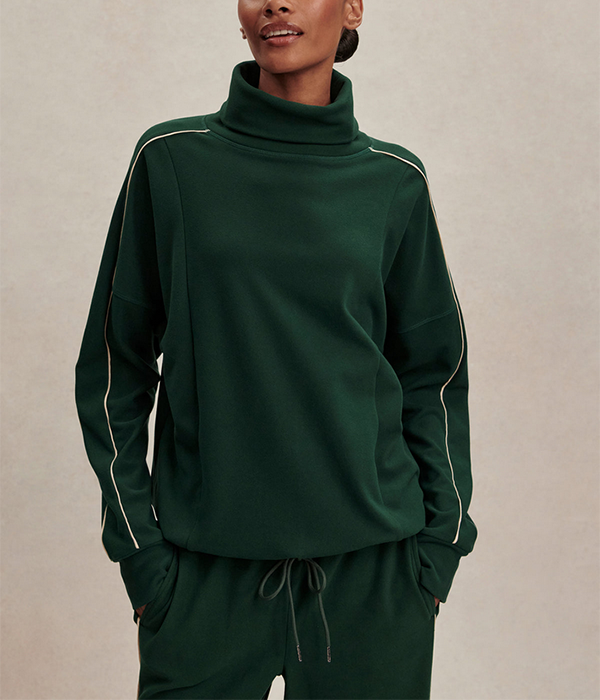 Womens Ariana High Neck Midlayer