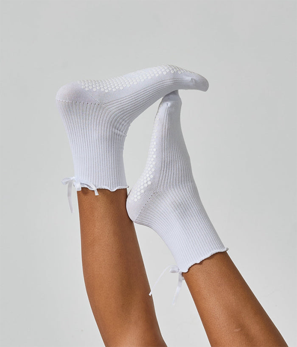 The Juliet Sock in White
