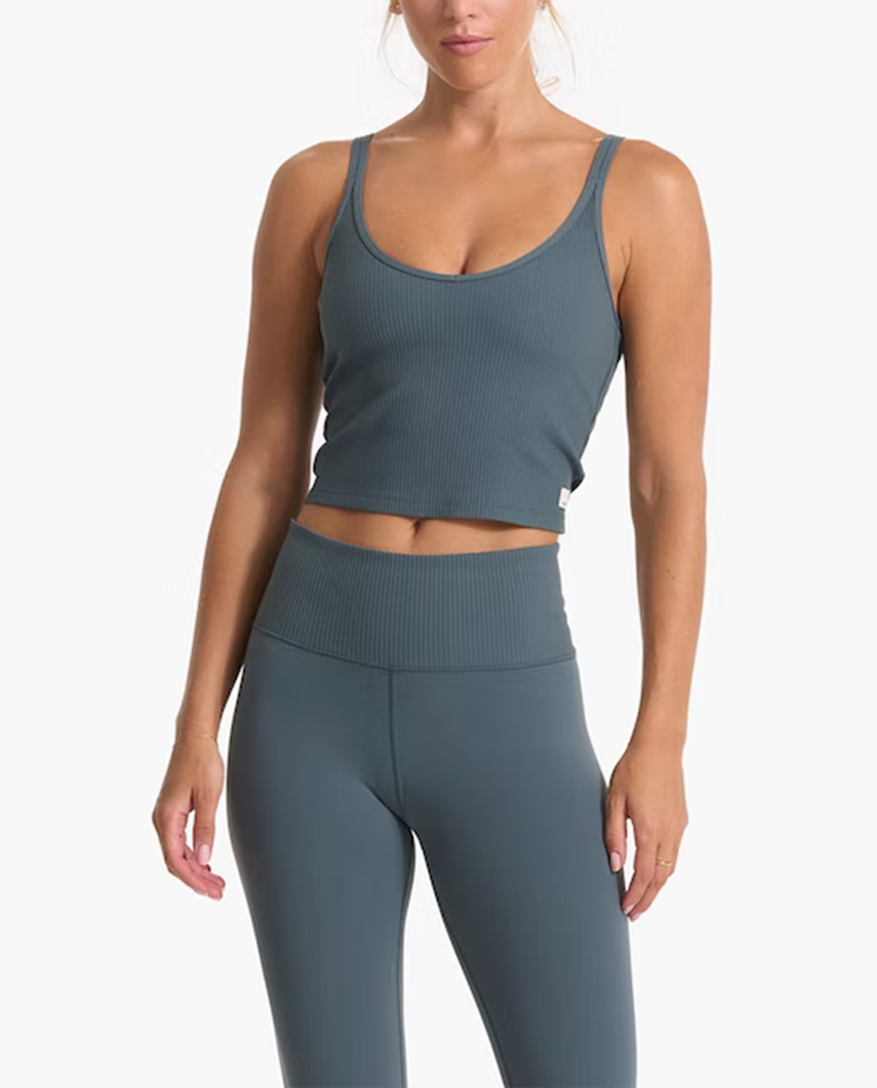 VUORI Womens Rib Crop Tank