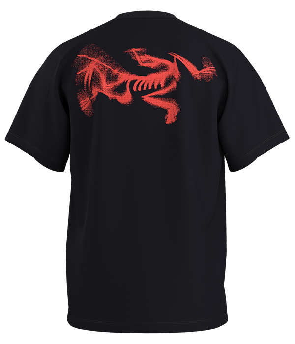 Mens Kragg SL Cotton Blurred Bird SS