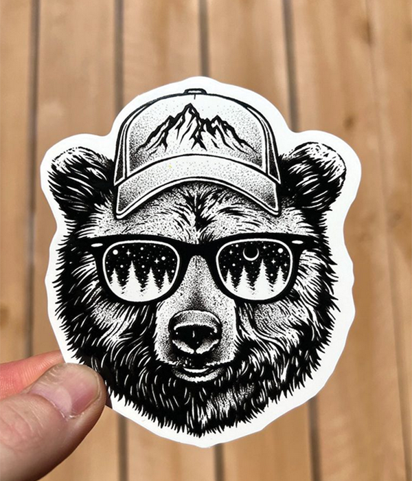 Cool Bear Sticker
