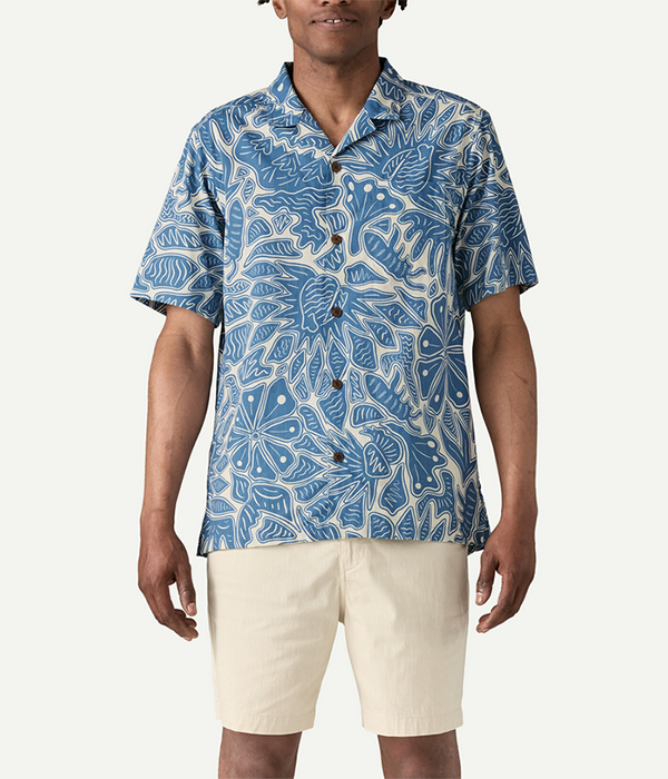 Mens Tidal Threads Camp Shirt