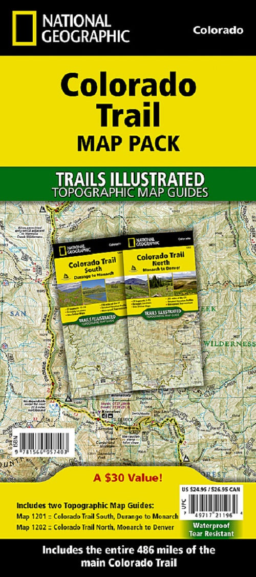 Colorado Trail Map Pack