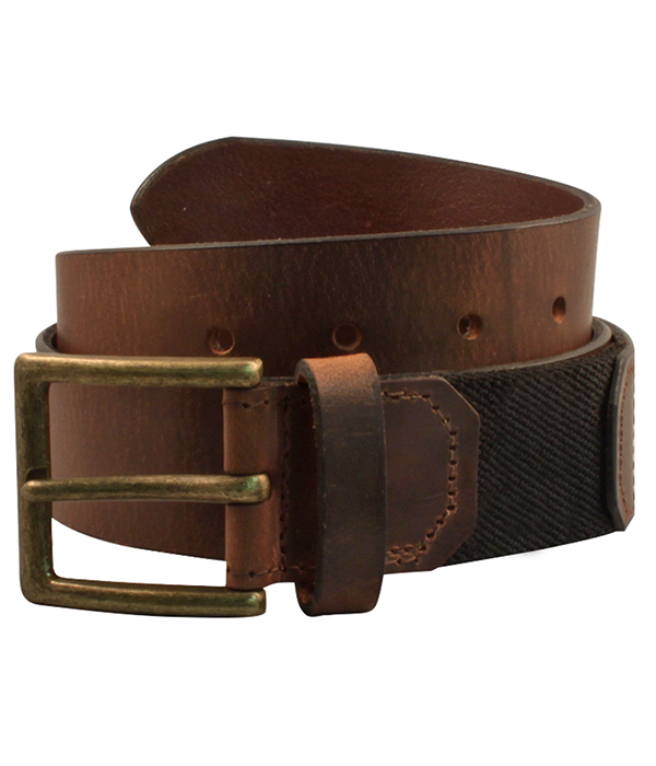 38mm â€“ Box Canyon Comfort Brown w/ Bronze Buckle