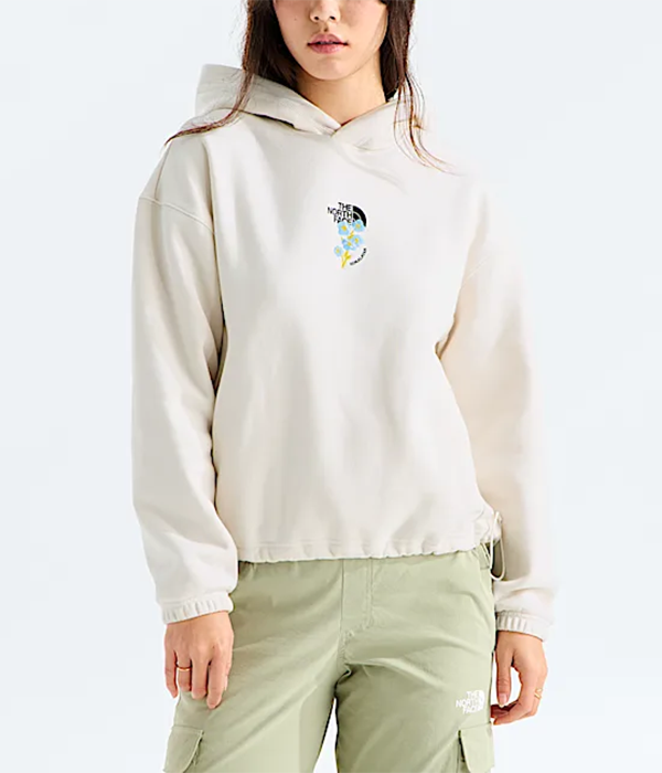 Womens Places We Love Hoodie—Himalayan Blue Poppy