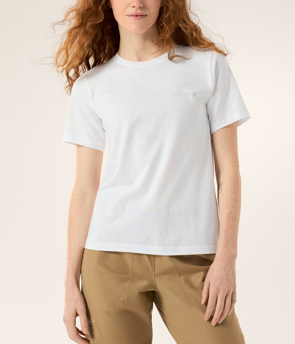 Womens Kragg SL Cotton Emblem Crew SS