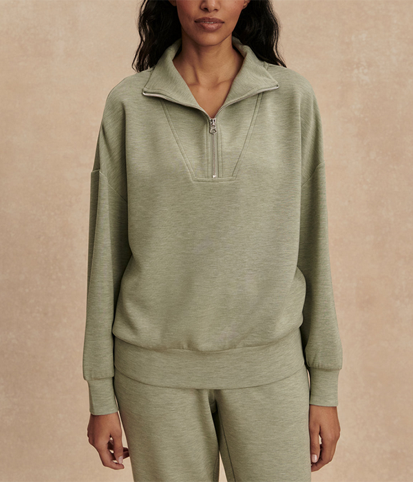 Womens Hawley Half Zip Sweat