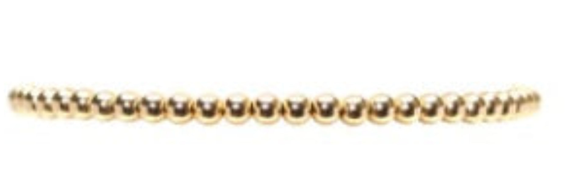 3mm Yellow Gold Filled Bracelet 6.5in