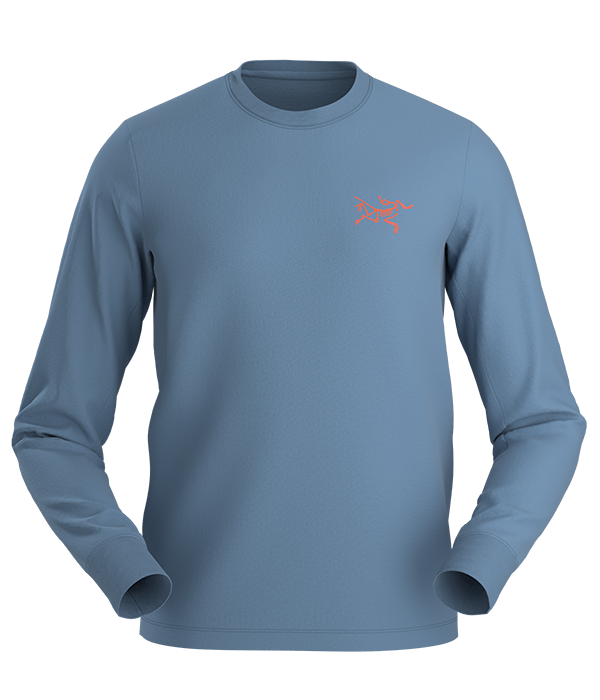 Mens Arc'Multi Bird Logo LS