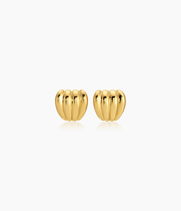 Womens Aurelia Earrings in Gold