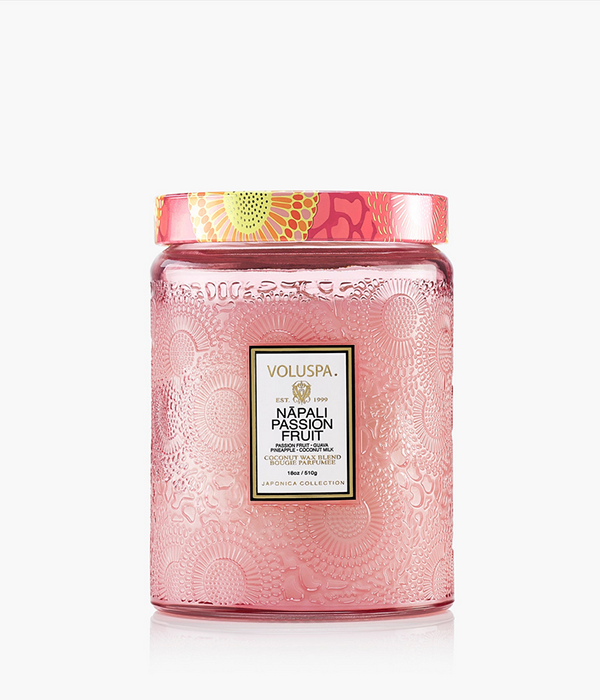 Large Glass Jar Candle 100hr/18oz