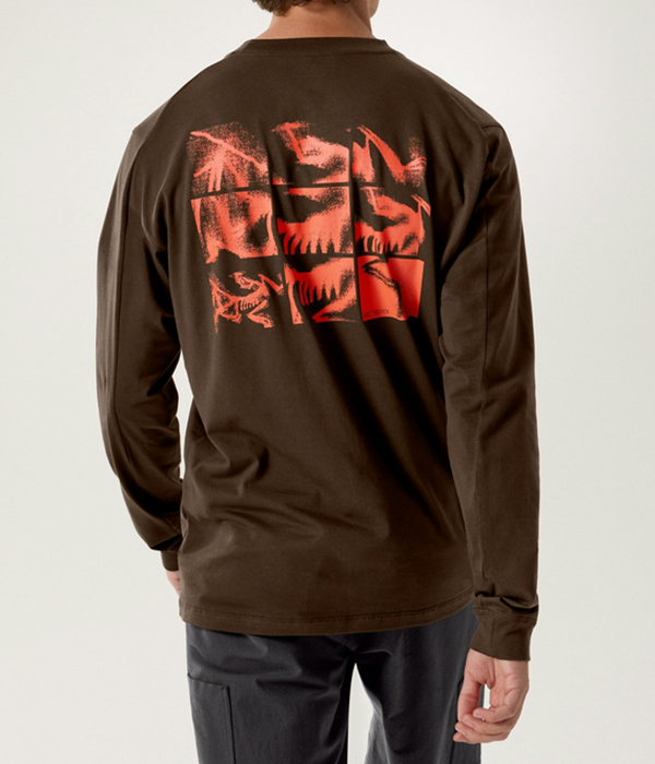 Mens Kragg SL Cotton Bird Tile LS