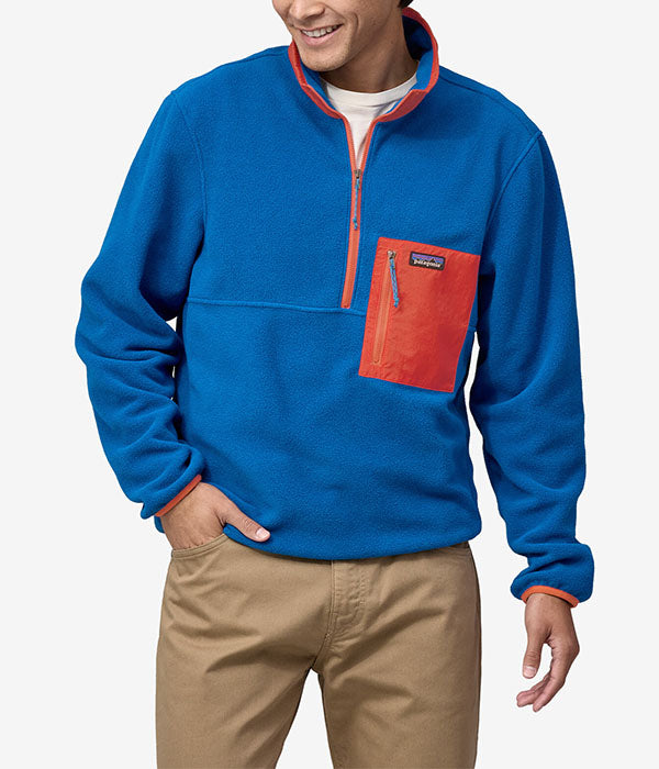 Mens Microdini 1/2 Zip P/O
